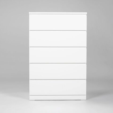 ВАРМА, комод, 5 ящиков, 80х123 см, белый 2