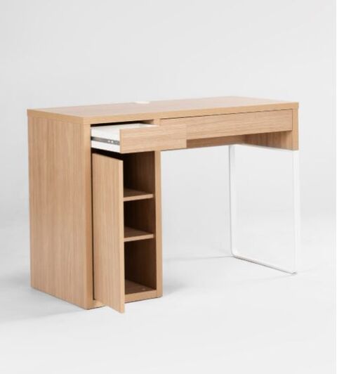 КОМПИ 105, стол письменный, с ящиком, дуб, 105х75х50 см, М 2