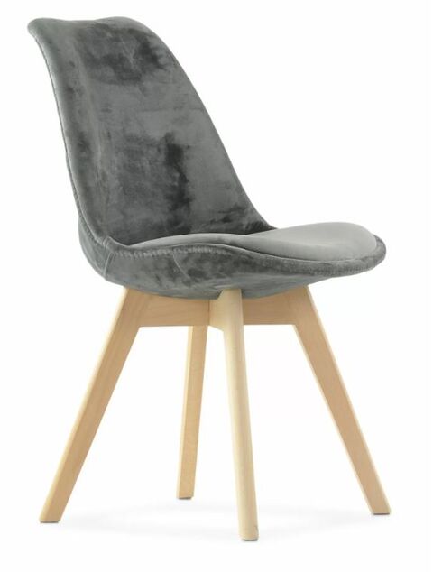 EAMES, стул, N-22, Sephi, велюр темно-серый, М