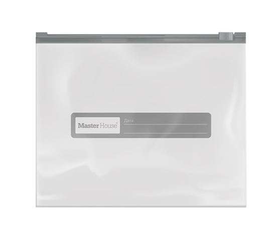 СТАНДАРТ, пакеты Zip-Lock с бегунком, 15 шт, 1 л, 20х27 см 1