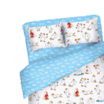 UNIQCUTE, комплект постельного белья 1,5сп. принт "Гусь 2", 50х70см, поплин