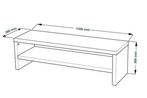 ENKEL, тумба под ТВ, 120х37х38 см, белый