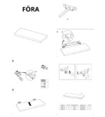 FORA, полка настенная, 90х25х3.7 см, белый