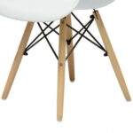 EAMES, кресло, N-14, WoodMold, белый, М