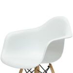 EAMES, кресло, N-14, WoodMold, белый, М