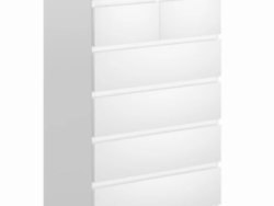 МАЛЬТА, комод, 4+2 ящика, 80х121 см, белый, М3