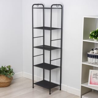 ВАЛЕНСИЯ 15, стеллаж, 46х30х156 см, графит