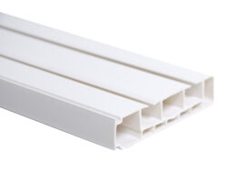 ЭКСТРА, потолочный карниз 2-х рядный, 280 см, с фурнитурой