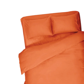 UNIQCUTE, комплект постельного белья 1,5сп. темно-терракотовый, 50х70см, поплин