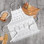 Рождественские Елочки, фартук , 60х65 см, 100% хлопок