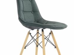 EAMES, стул, N-43, Pulsante, велюр, темно-серый, М