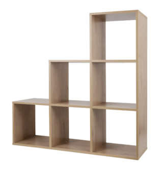 СПЕЙСИО КУБ, стеллаж, 6 секций (1х2х3), дуб, 104х104х31.5см, М