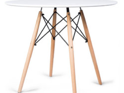 EAMES, стол обеденный, T-8, 100 см, белый, М