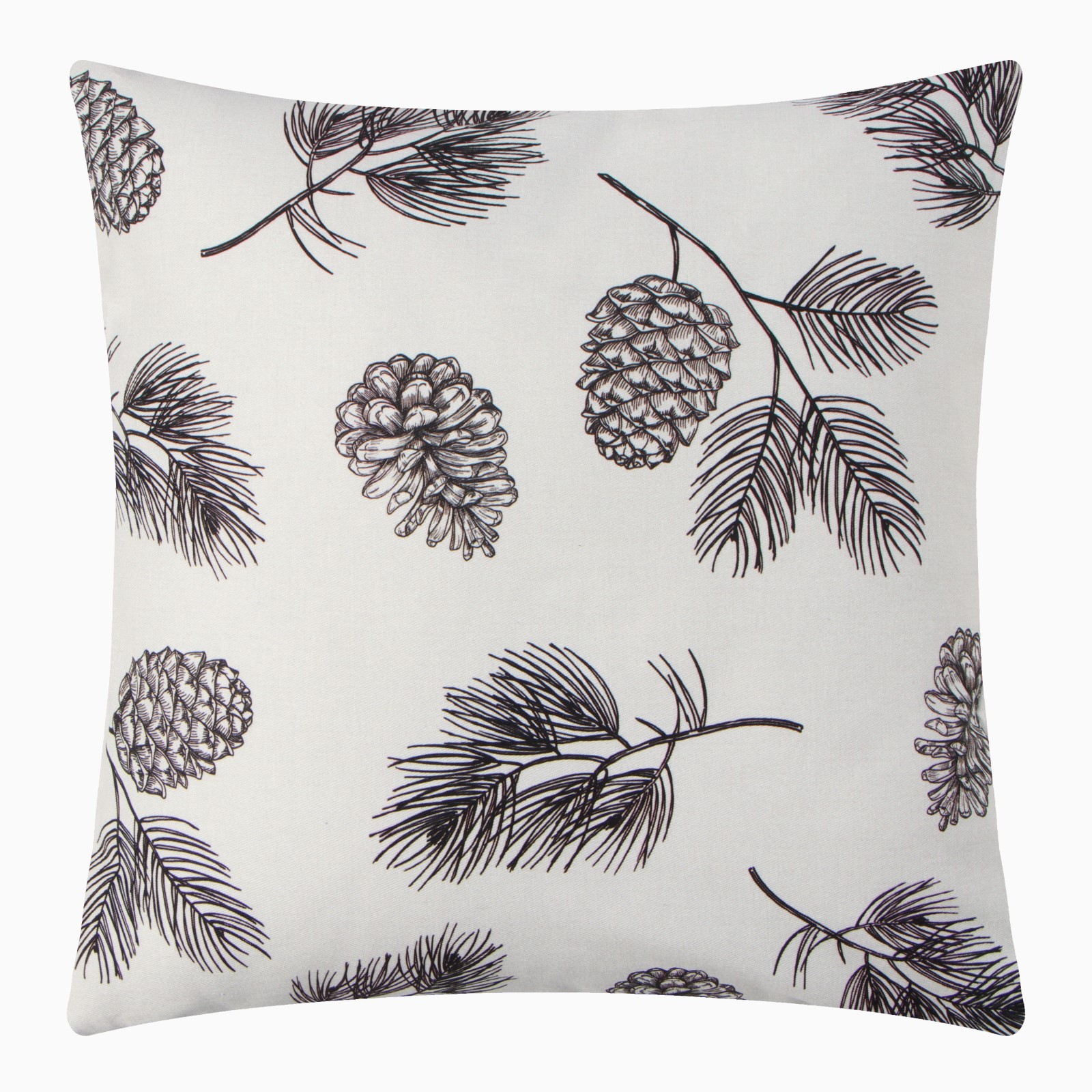 Этель "Шишки", наволочка декоративная, 40 х 40 см, 100% хлопок Этель "Шишки", наволочка декоративная, 40 х 40 см, 100% хлопок