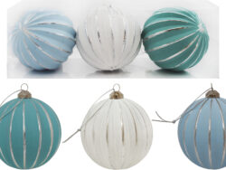 ВИНТЕР Елочные шары Изысканный в наборе 3шт d8см