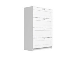 СИРИУС, комод, 4 ящика, 78х41х124см, белый, М2