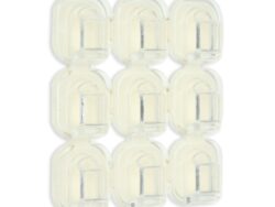 ВИНТЕР Тундра, держатель самоклеящийся для проводов и гирлянд, 15х15мм, 18шт.