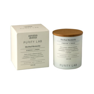 "Purity lab" Herbal "Свежесть", свеча, 8х10см