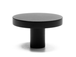 Ручка-кнопка CAPPIO LOFT, d=33 мм, h=20 мм, латунь, черный   9279464