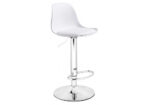 Eames Soft, барный стул, 64-84см, хром/белый