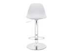 Eames Soft, барный стул, 64-84см, хром/белый