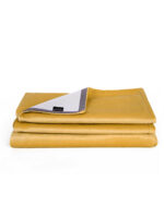 Покрывало UNO BINGO MUSTARD 135x210см, горчичный, 100% полиэстер, 1,5сп