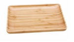 БАМБУК, блюдо/поднос, 28х18,5х2 см, натуральный