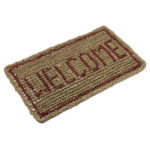Циновка 35*60 см. прямоугольная "Welcome" VORTEX