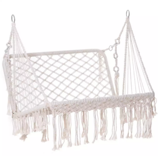 BOHO, качели-гамак подвесной, 90х60см, бежевый