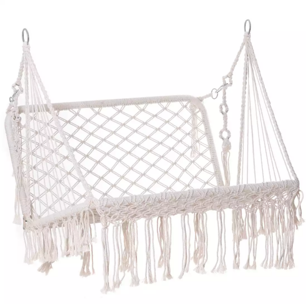 BOHO, качели-гамак подвесной, 90х60см, бежевый