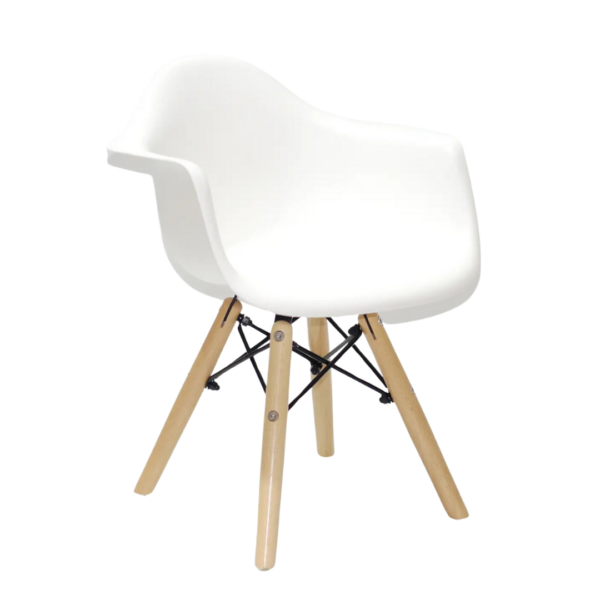 EAMES, кресло, N-14, WoodMold, белый, М