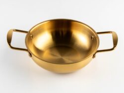 ШЕФ, сотейник, 18 см, 201 сталь, золотой