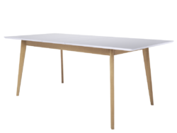 ПЕГАС Classic+, стол раздвижной, 153/188х89 см, дуб/белый