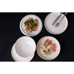 LA PALLA, набор фарфоровой посуды на 2 персоны, 7 предметов, белый