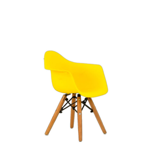 Eames KIDS, кресло детское, N-2, желтый, М