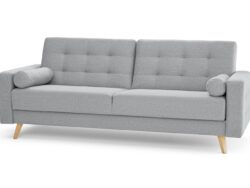 СКАНДИКА Норман, диван-кровать, серый, рогожка, М2