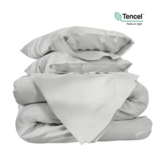 Tencel, евро комплект постельного белья из 100% тенселя, белый