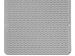 СТАНДАРТ, коврик для сушки посуды, силикон, 45х40,5 см, серый