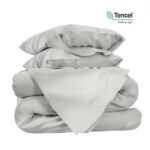 Tencel, комплект постельного белья, 2 сп, тенсель, белый