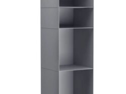 СПЕЙСИО, органайзер подвесной, 30x94x30 см, полиэстер, цвет гранит