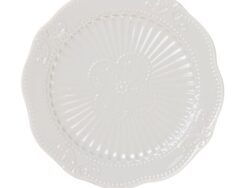 ЭТЮД, тарелка фарфоровая, 20 см, белый