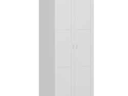 ПЕГАС, шкаф платяной, 2-дверный, 78х202 см, белый, М2