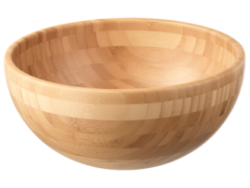 MATT, салатник из бамбука, 28 см, натуральный
