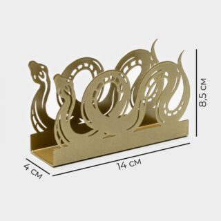 ВИНТЕР, салфетница, змея, золотой