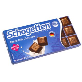 Schogetten Alpine Milk Chocolate, шоколад, 100 г