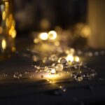 ВИНТЕР, гирлянда на батарейках, ААх2, 2 м, роса, серебристая нить, тёплый белый