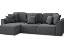 СИЭТЛ 289, угловой диван-кровать, графит, М5