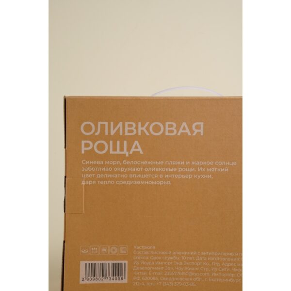 ОЛИВКОВАЯ РОЩА, жаровня/сотейник, 2,9л, 26 см, черный