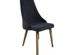 МЕКСИКА, стул мягкий, ножки из массива дерева, графит