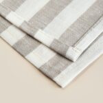 LINEN Strict line, фартук льяной с карманами, 60х70см, линии